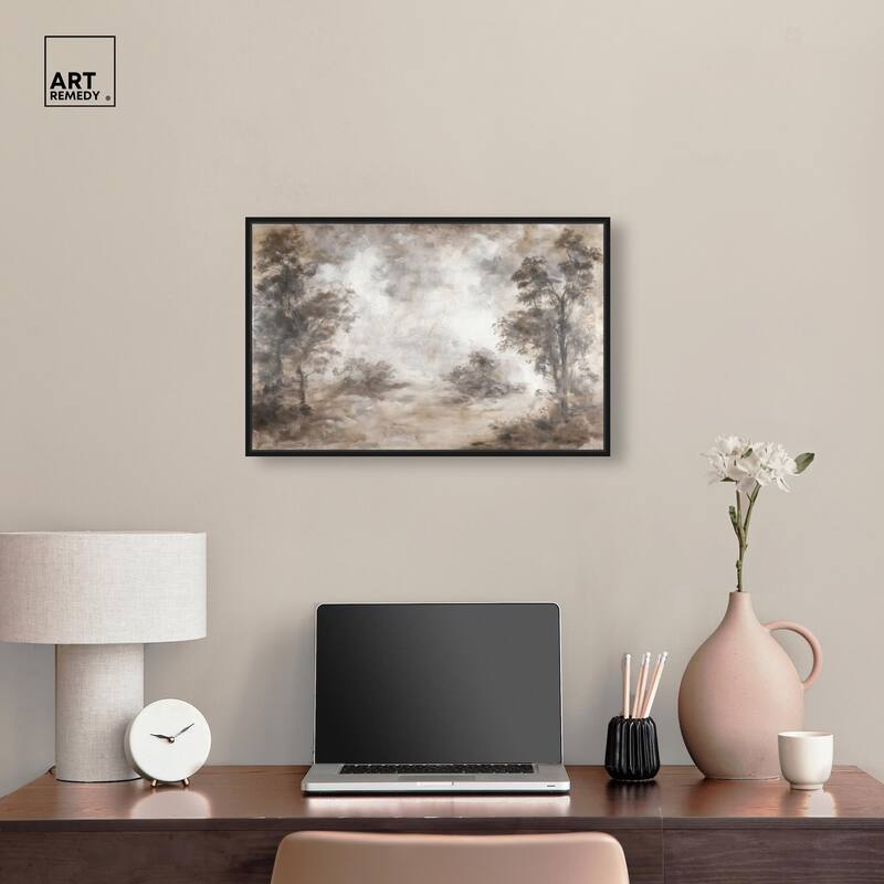 Veiled in Fog Canvas by Art Remedy