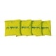 preview thumbnail 1 of 1, Le Moyne Dolphins Yellow Cornhole Bags All-Weather Resin Filled