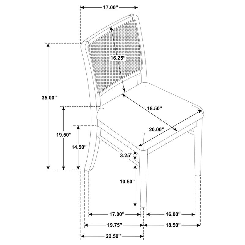 Arini Extension Leaf Dining Table Set Black