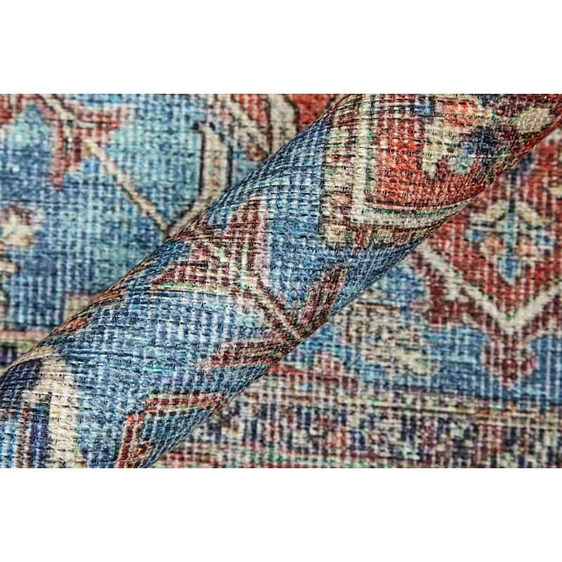 Grand Bazaar Prescott Machine Made Medallion Transitional Area Rug