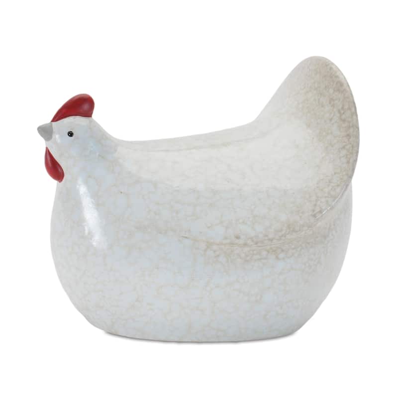Terra Cotta Chicken Décor (Set of 2)