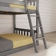 preview thumbnail 31 of 38, Max and Lily Classic Twin over Twin Low Bunk with Easy Slide
