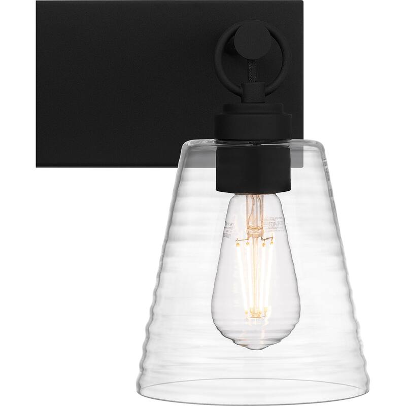 Dacosta 4-Light Earth Black Bath Light