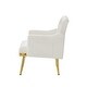 preview thumbnail 5 of 3, PINK velvet armchair with metal legs