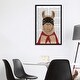 preview thumbnail 6 of 13, iCanvas "Super Llama" by Fab Funky Framed