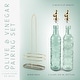 preview thumbnail 167 of 196, COOK WITH COLOR Glass Olive Oil Bottle Dispenser - 2 Pack- 17oz Oil and Vinegar Carafe Decanter