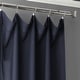 preview thumbnail 39 of 62, Exclusive Fabrics Ombre Faux Linen Light Filtering Curtains (1 Panel) - Lightweight Elegance, Natural Light Enhancement