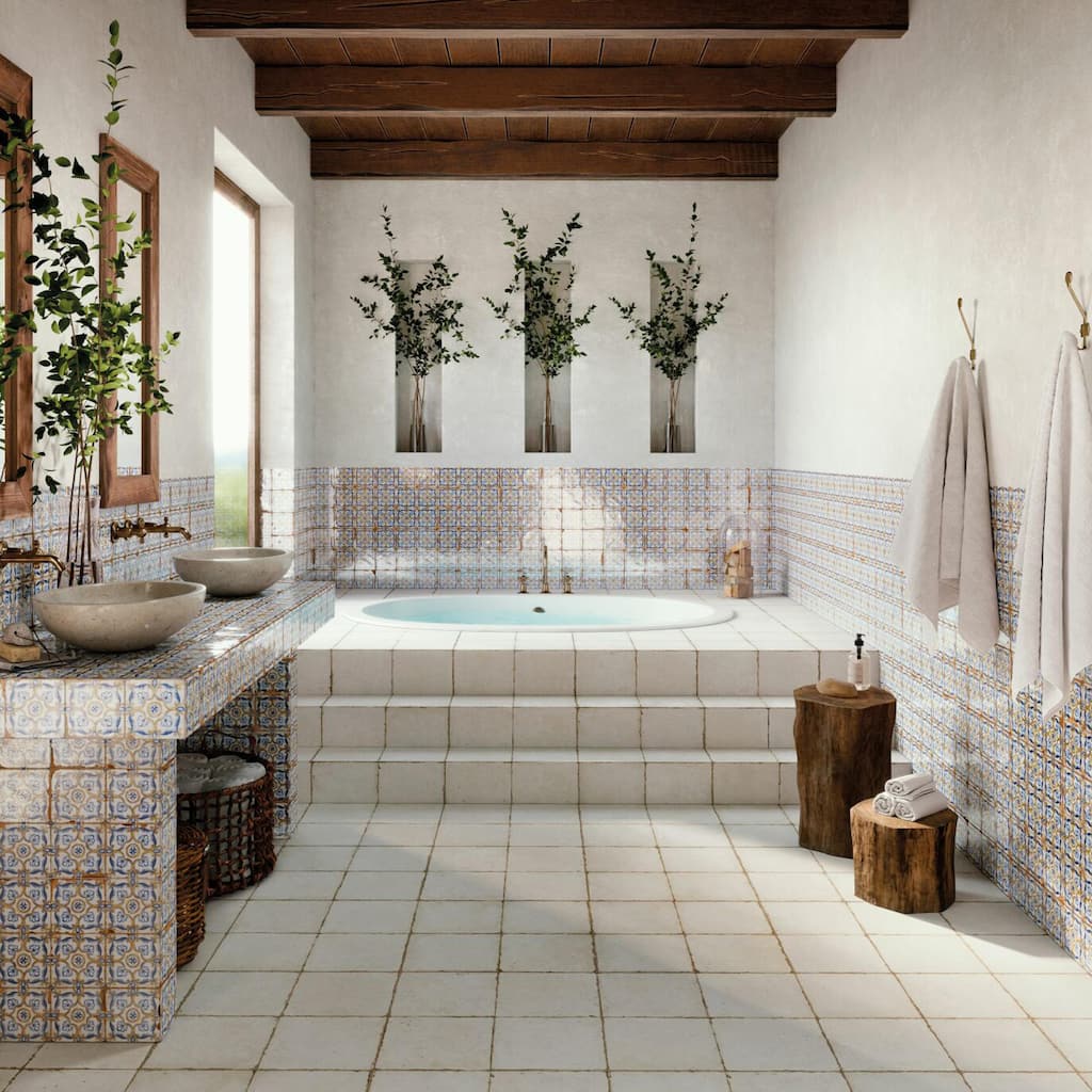 Merola Tile Kings Campania Atrani 13" x 13" Ceramic Floor and Wall Tile