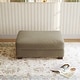 preview thumbnail 43 of 56, Modern Corduroy Fabric Oversized Accent Ottoman