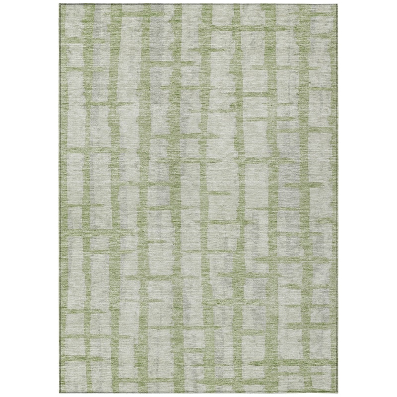 Machine Washable Indoor/ Outdoor Chantille Contemporary Rug