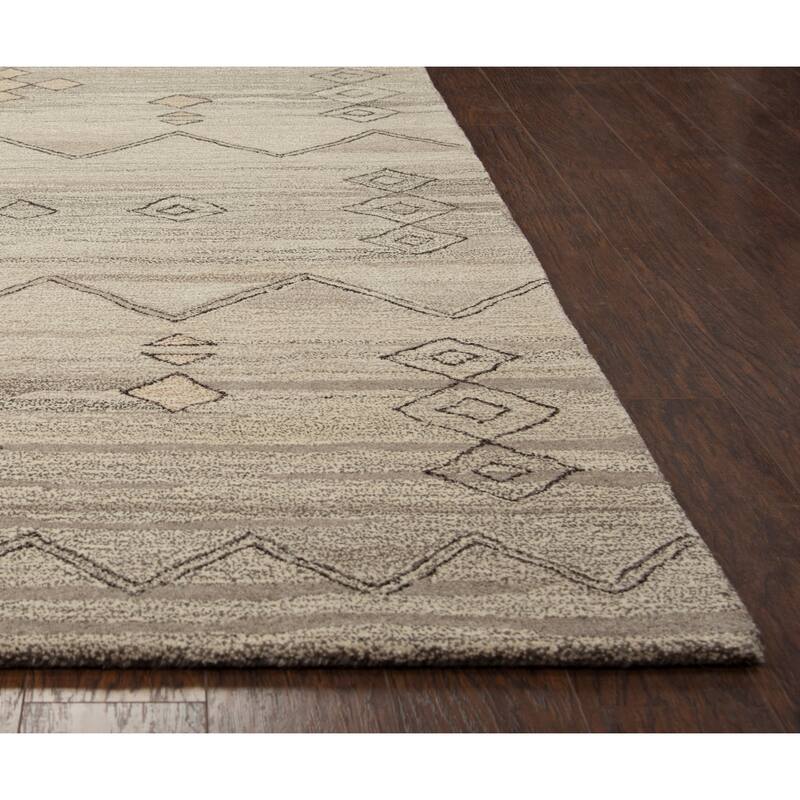 Alora Decor Makalu Collection Gray Moroccan Rug