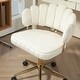 preview thumbnail 15 of 23, Velvet Modern Adjustable Office Desk Computer Swivel Chair