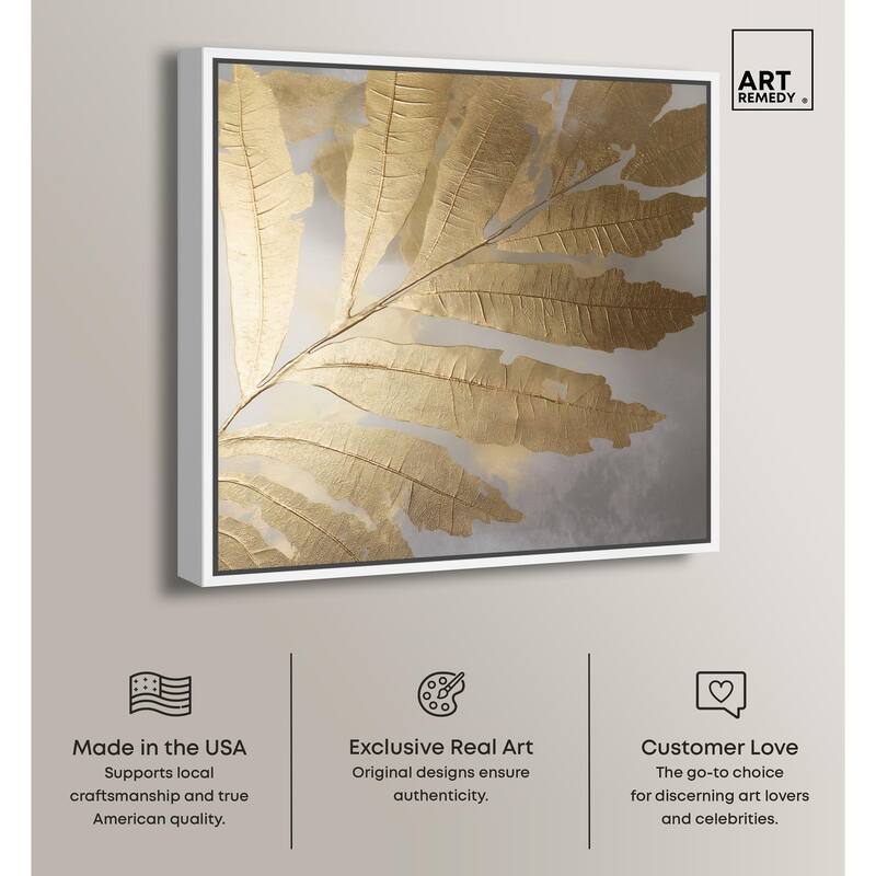 Golden Canopy (I) Canvas by Art Remedy