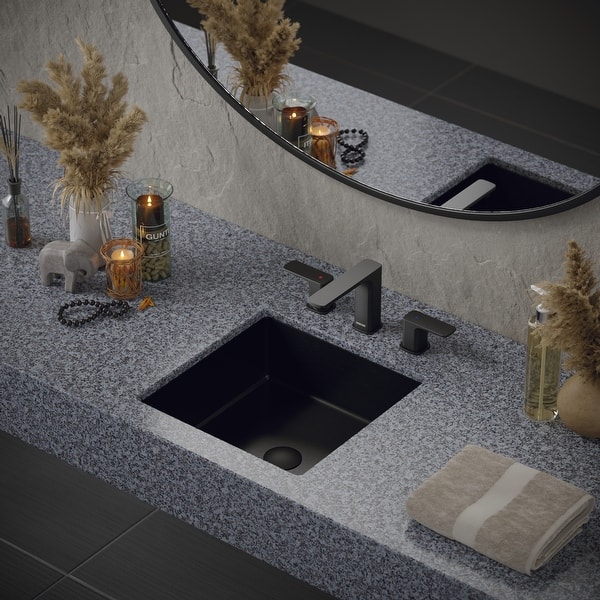 slide 2 of 20, Karran Cinox Stainless Steel Square Undermount Sink