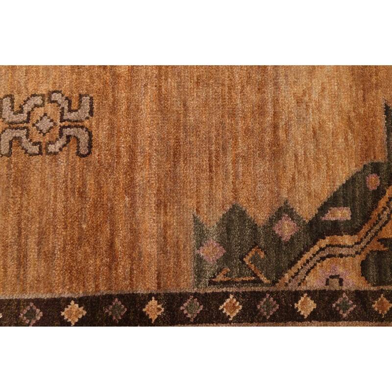 ECARPETGALLERY Hand-knotted Jules Serapi Light Brown Wool Rug - 8'1 x 9'10