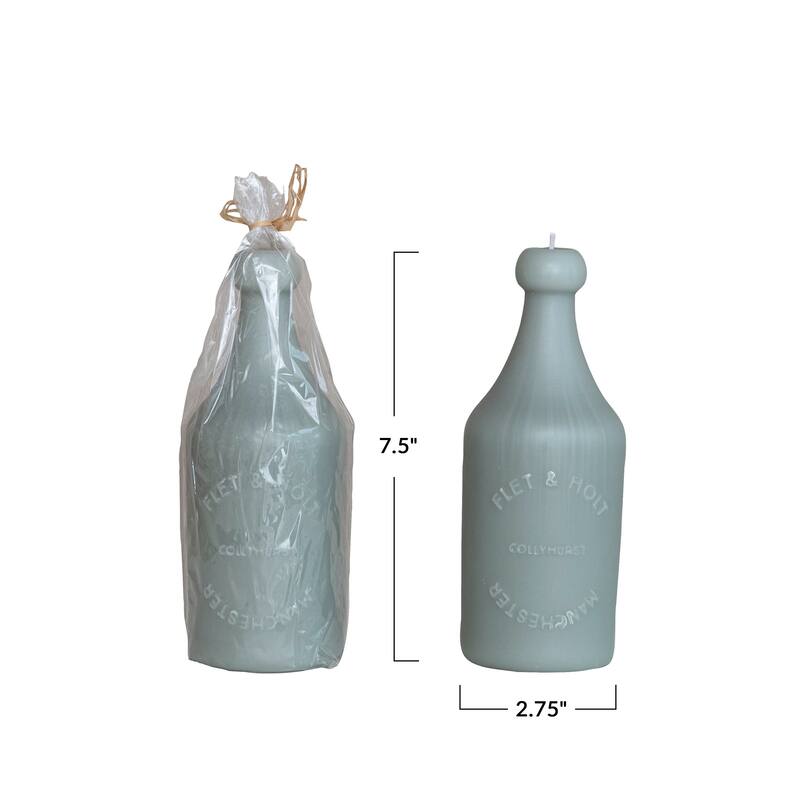 Unscented Bottle Shaped Candles