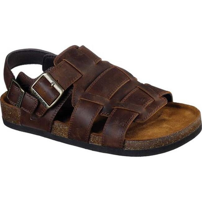 skechers mens closed toe sandals