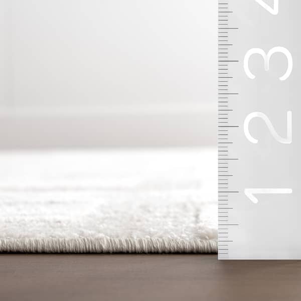 dimension image slide 1 of 2, Nuloom Cailin Modern Geometric Machine Washable Area Rug