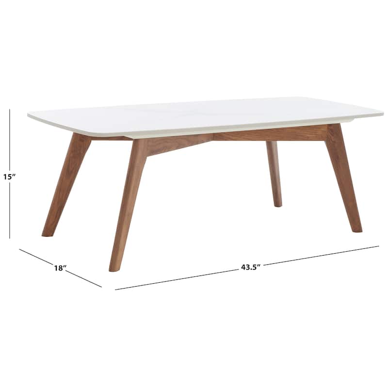 SAFAVIEH Home Collection Karina Rectangular Coffee Table - 44" W x 18" D x 15" H