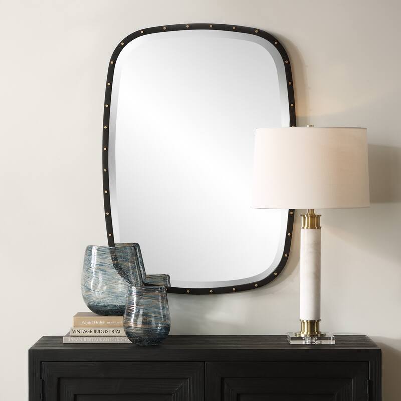 Uttermost 09967 Benedo 26" W x 36" H Rectangular Framed Bathroom