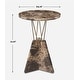 preview thumbnail 7 of 5, Uttermost Levitate Marble Accent Table - 23.25"H x 16"W x 16"D