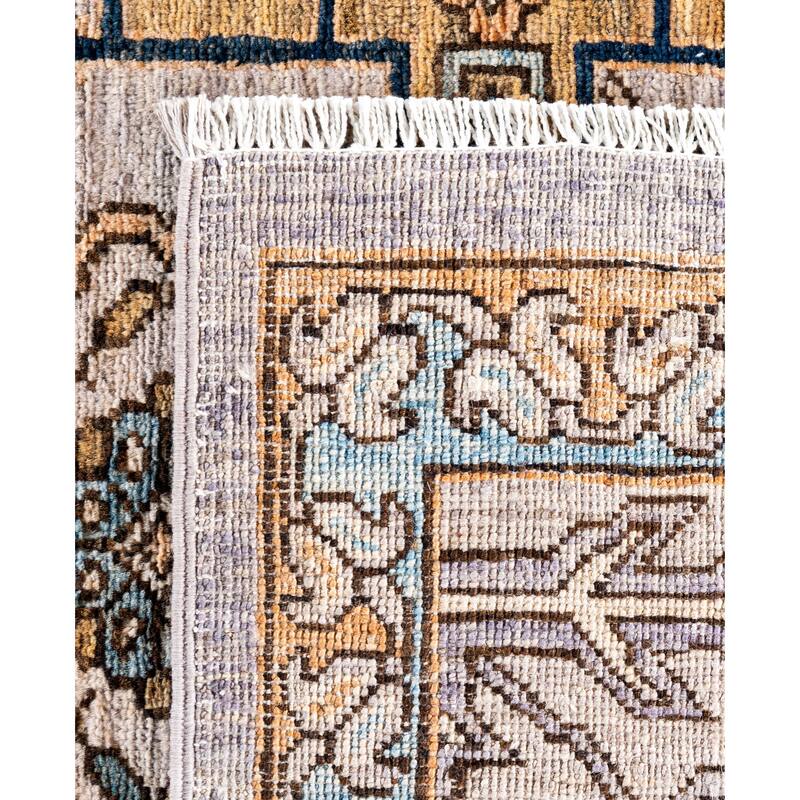 Serapi One-of-a-Kind Hand-Knotted Area Rug - Gray - 9' 0" x 11' 11"