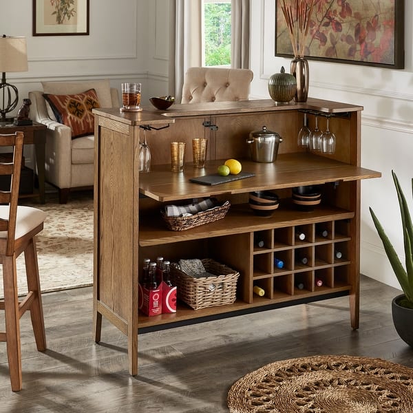 Ditmars Bar with Wine Storage by iNSPIRE Q Classic Bed Bath