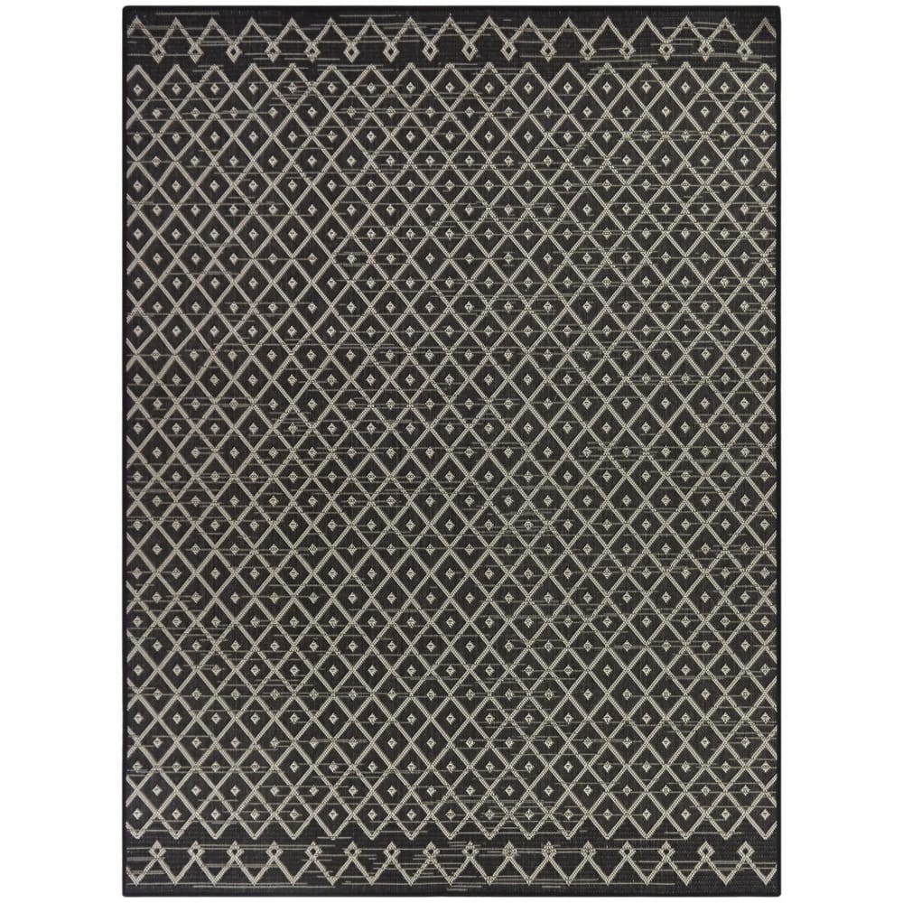 Corman Recycled Geometric Indoor/Outdoor Area Rug