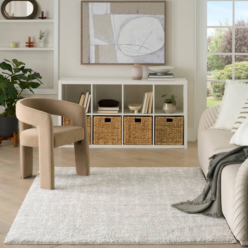 Nourison Modern Shag Indoor only Abstract Area Rug