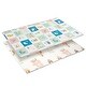 preview thumbnail 10 of 8, Multi-Color Baby Play Mat, Dual-Sided, Soft and Foldable for Crawling - 79” L x 51” W