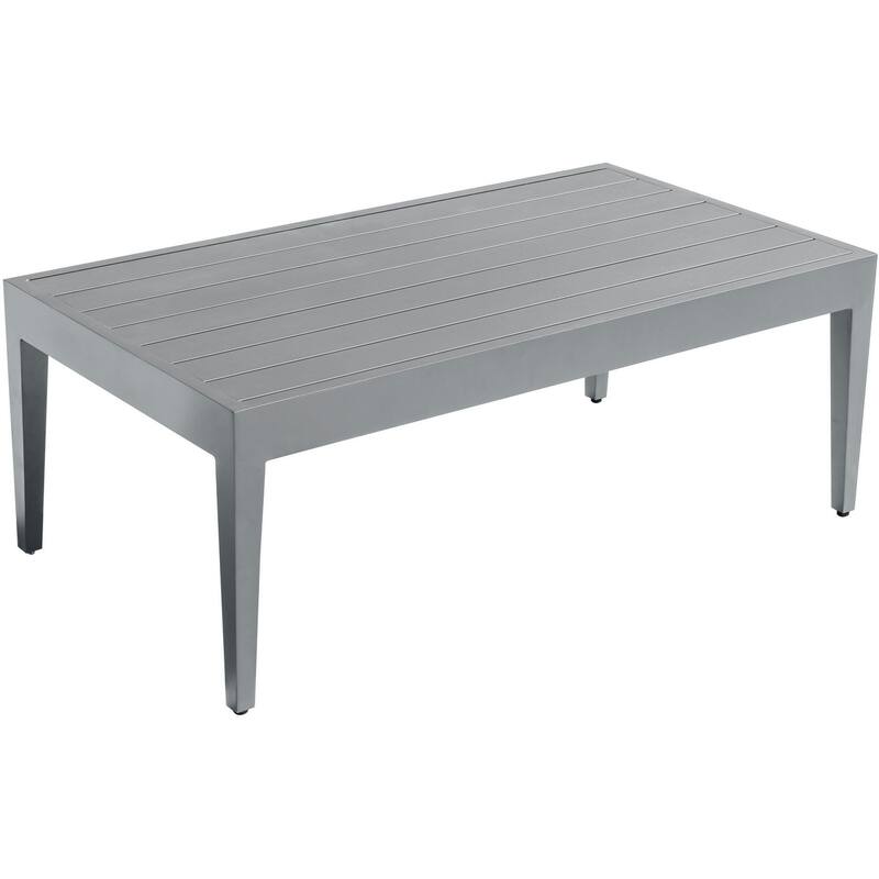 Abbyson Outdoor Birmingham All-Weather Aluminum Coffee Table