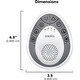 preview thumbnail 8 of 6, Homedics SoundSpa® Mini Portable Sound Machine (SS‑1200) | 4 Soothing Sounds • Compact Battery Travel Sleep Aid - White - N/A