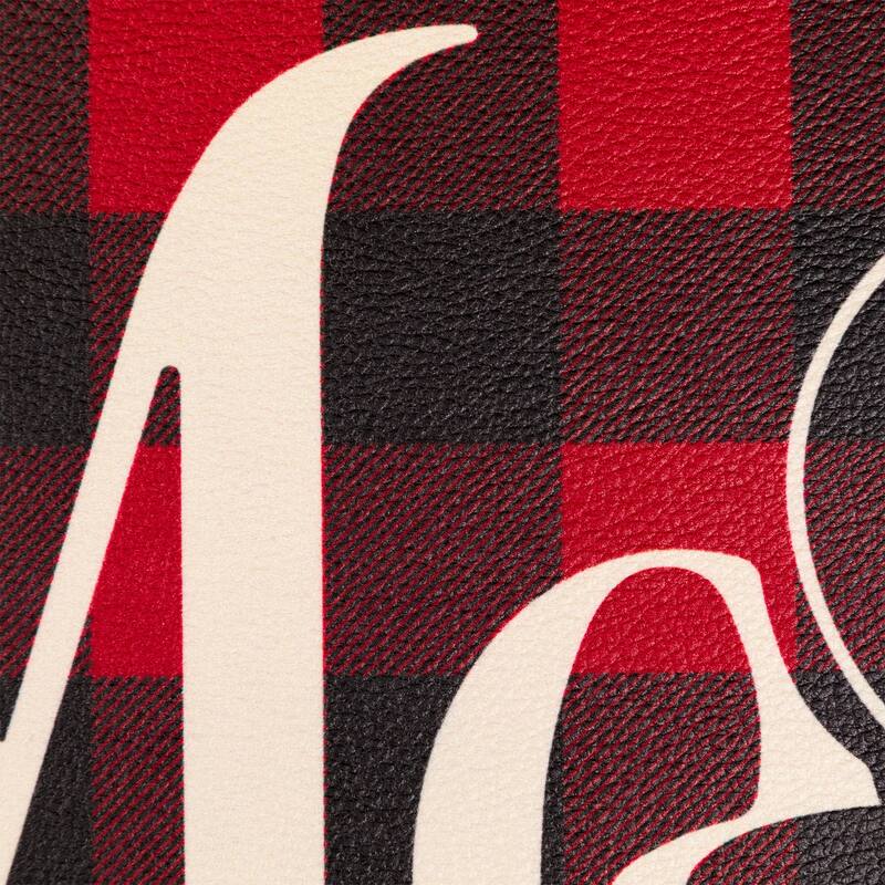 Plaid Merry Christmas Kitchen Comfort Anti-Fatigue Floor Mat - 17.75" x 29.5"