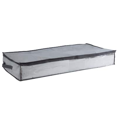 Simplify Under the Bed Storage Bag in Grey - 40x 18x 6
