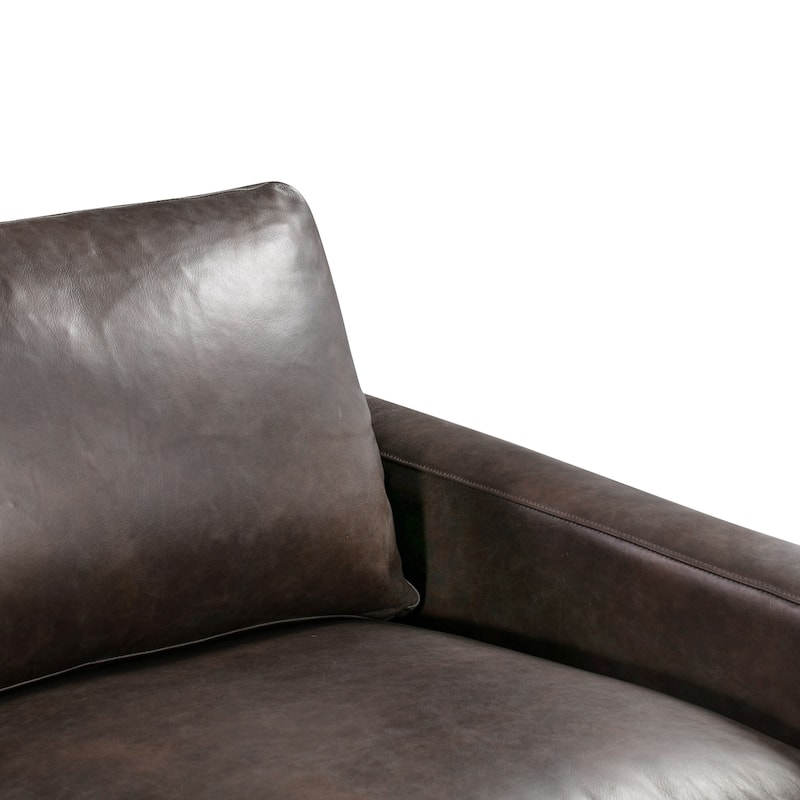 Poly & Bark Sorrento Sofa - Full Grain Genuine Italian Leather