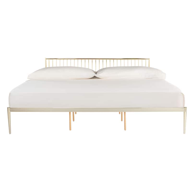 SAFAVIEH Couture Eliza Metal Queen Bed - Gold