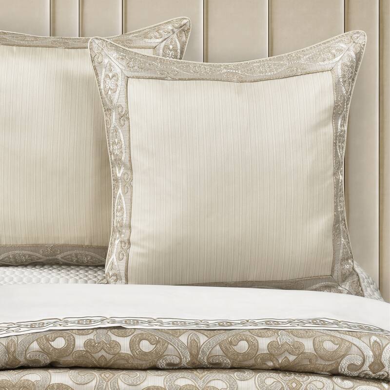 J. Queen New York Amaretto Euro Sham - Gold - Euro Square