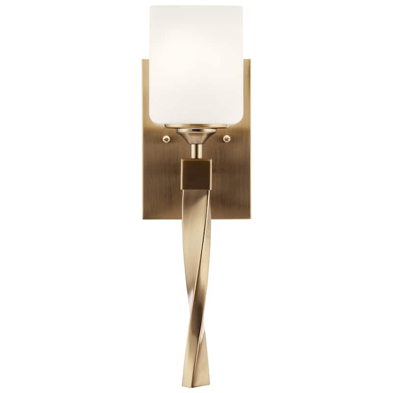 Kichler Lighting Marette 1-Light Champagne Bronze Wall Sconce