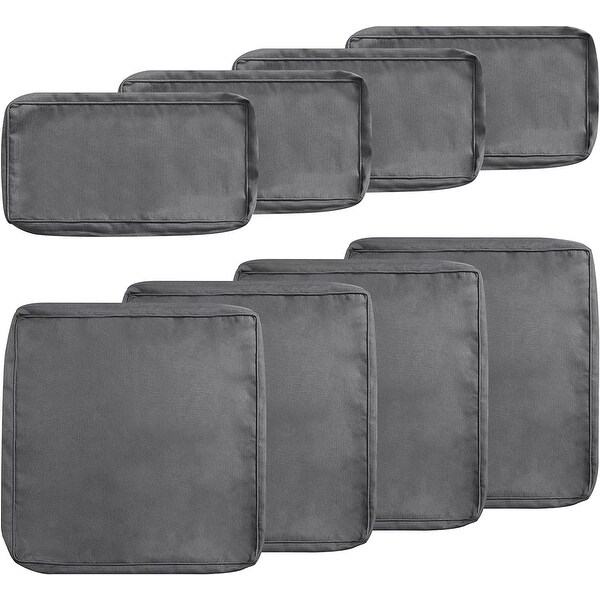 8-Piece Outdoor Furniture Patio Cushion Covers Washable