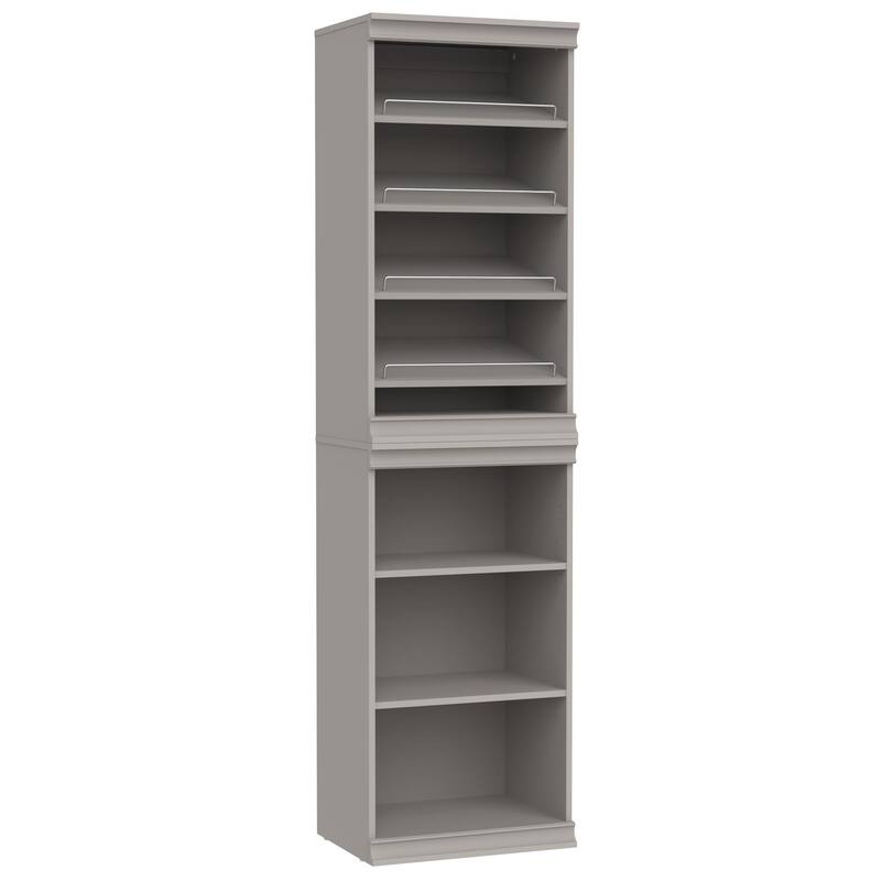 ClosetMaid Modular Storage 21.38-inch W 7-Shelf Wood Closet System with Shoe Storage
