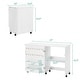 preview thumbnail 11 of 20, EROMMY 45.5" W x 23.6" D Sewing Table featuring a Storage Shelf, Versatile Adjustable Sewing Machine Desk with Storage Bags