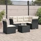 Option Black and cream 6-piece With table