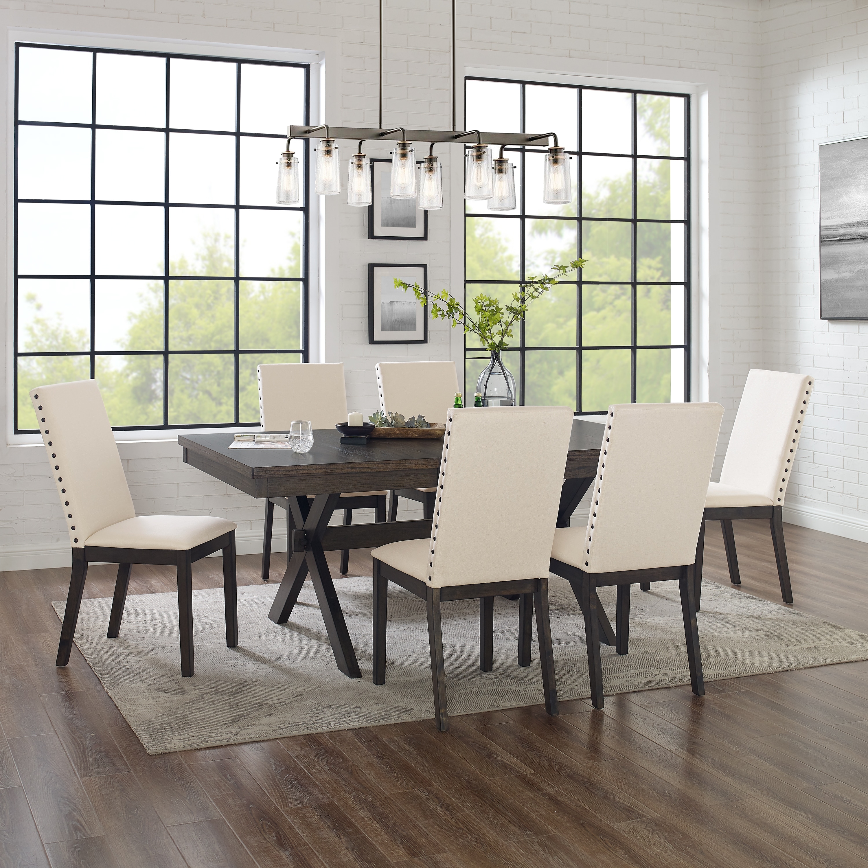 Hayden grey dining discount set