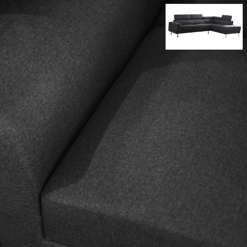 105 in. Width L-Shaped Chaise Sectional Sofa