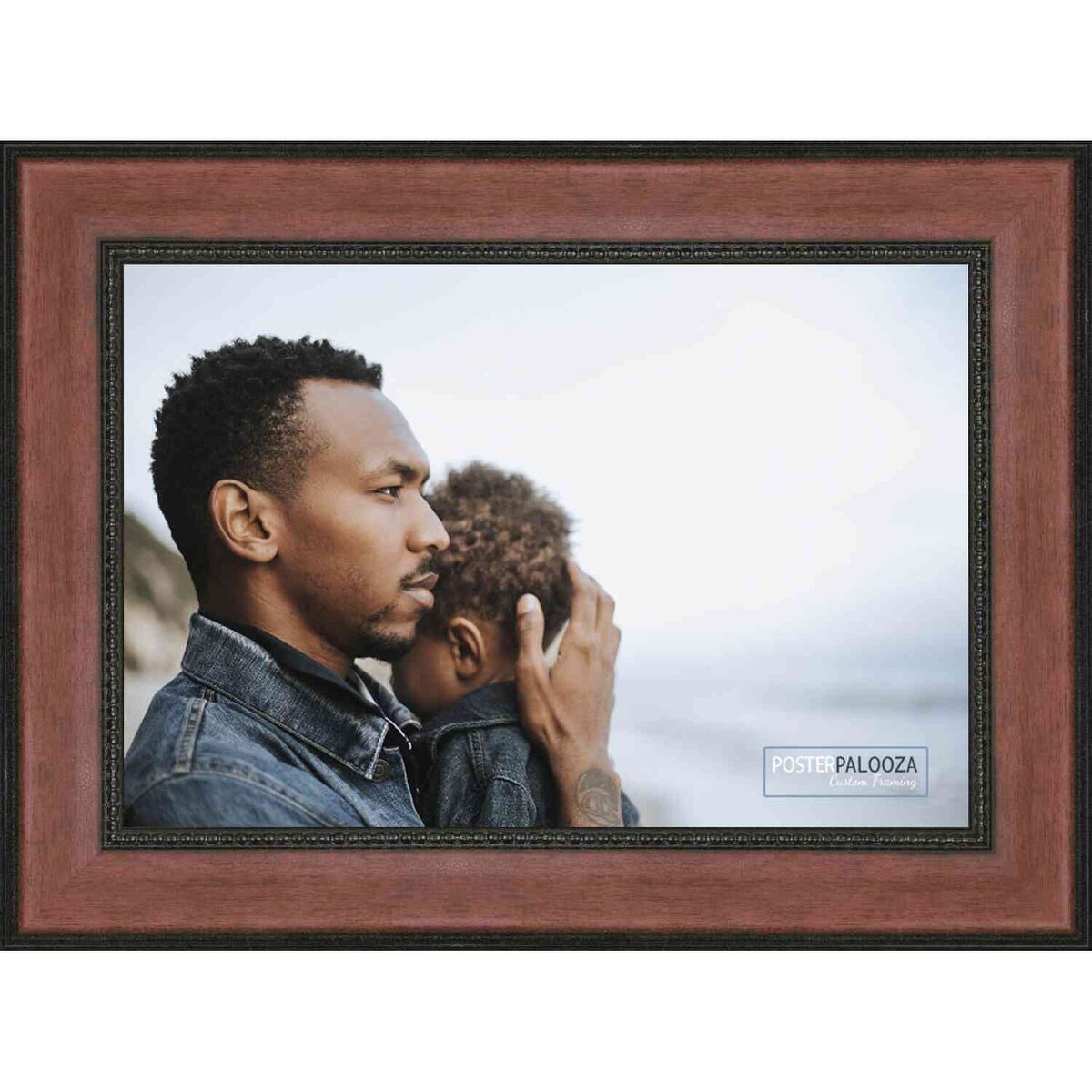 8x16 Traditional Cherry Complete Wood Picture Frame with UV