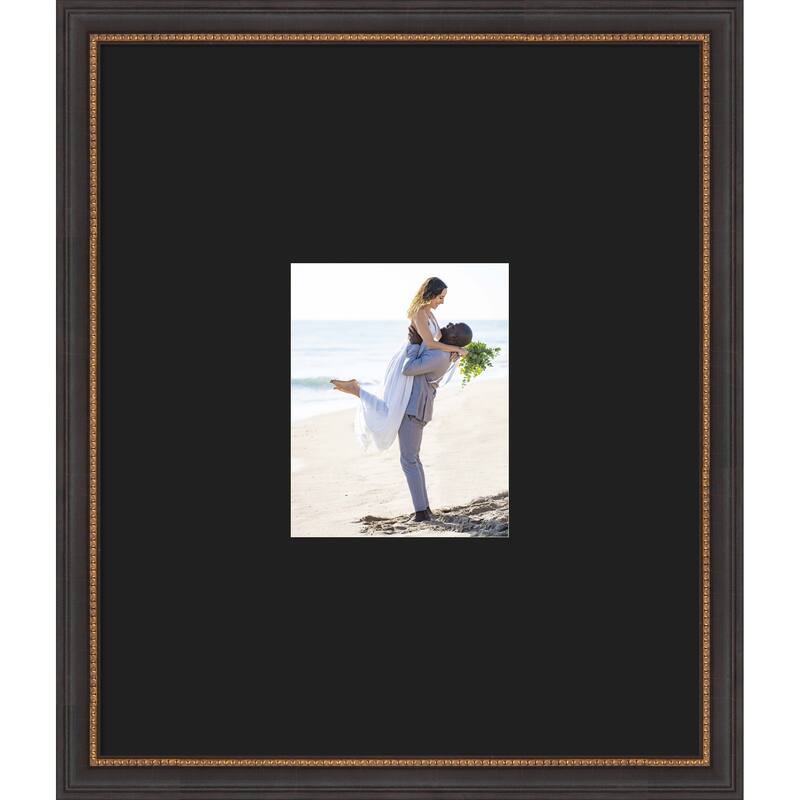Ashton Black Framed Picture Frame, Photo Frame - 22x26 Matted Black 8x10