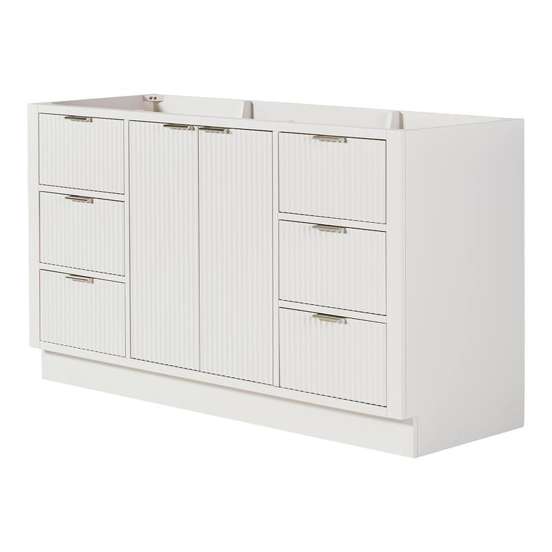 Ariel P60-BC Milan 60" Single Free Standing Vanity Cabinet