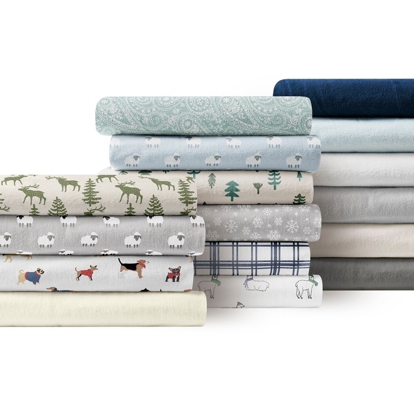 Brielle Home Cotton Flannel Bed Sheet Set On Sale Bed Bath