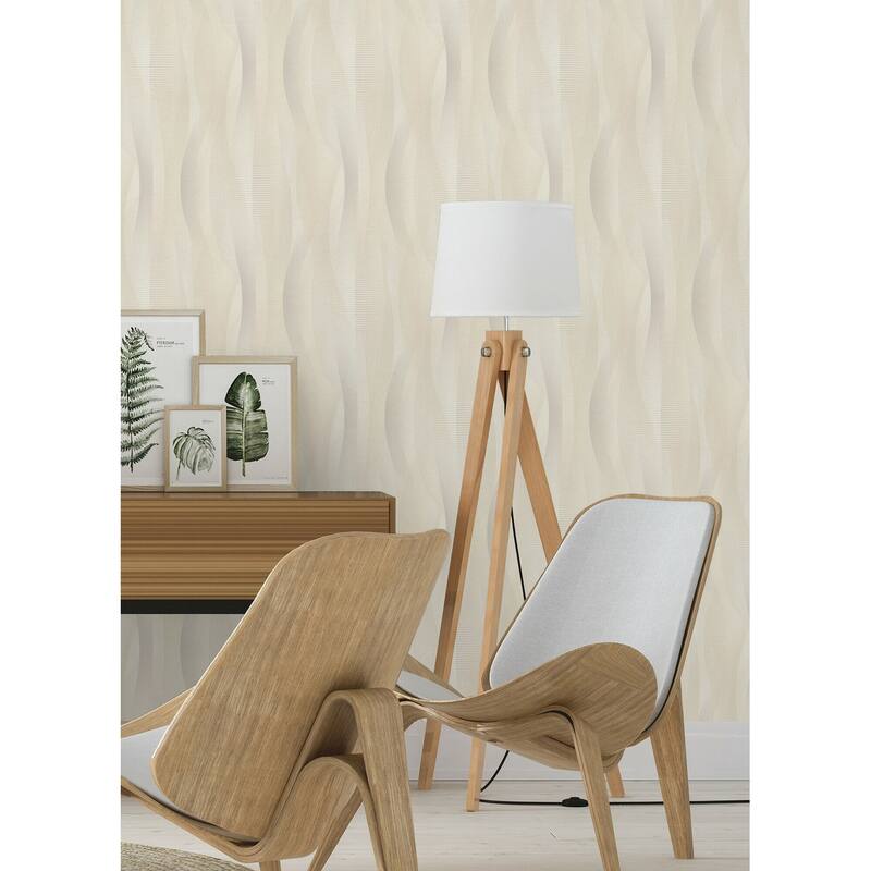 Advantage Currin Neutral Wave Wallpaper