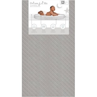 Dream On Me Asheville 4 Inch Firm Fiber Crib And Toddler Mattress